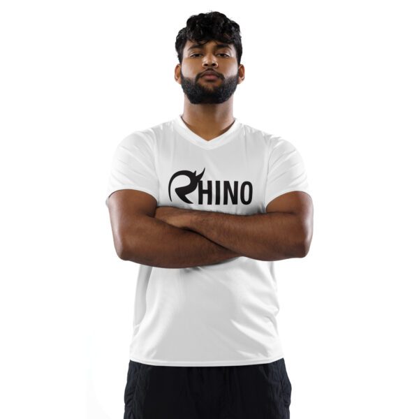 Rhino Sport White Sports Jersey: Unleash Your Boldness - Image 3